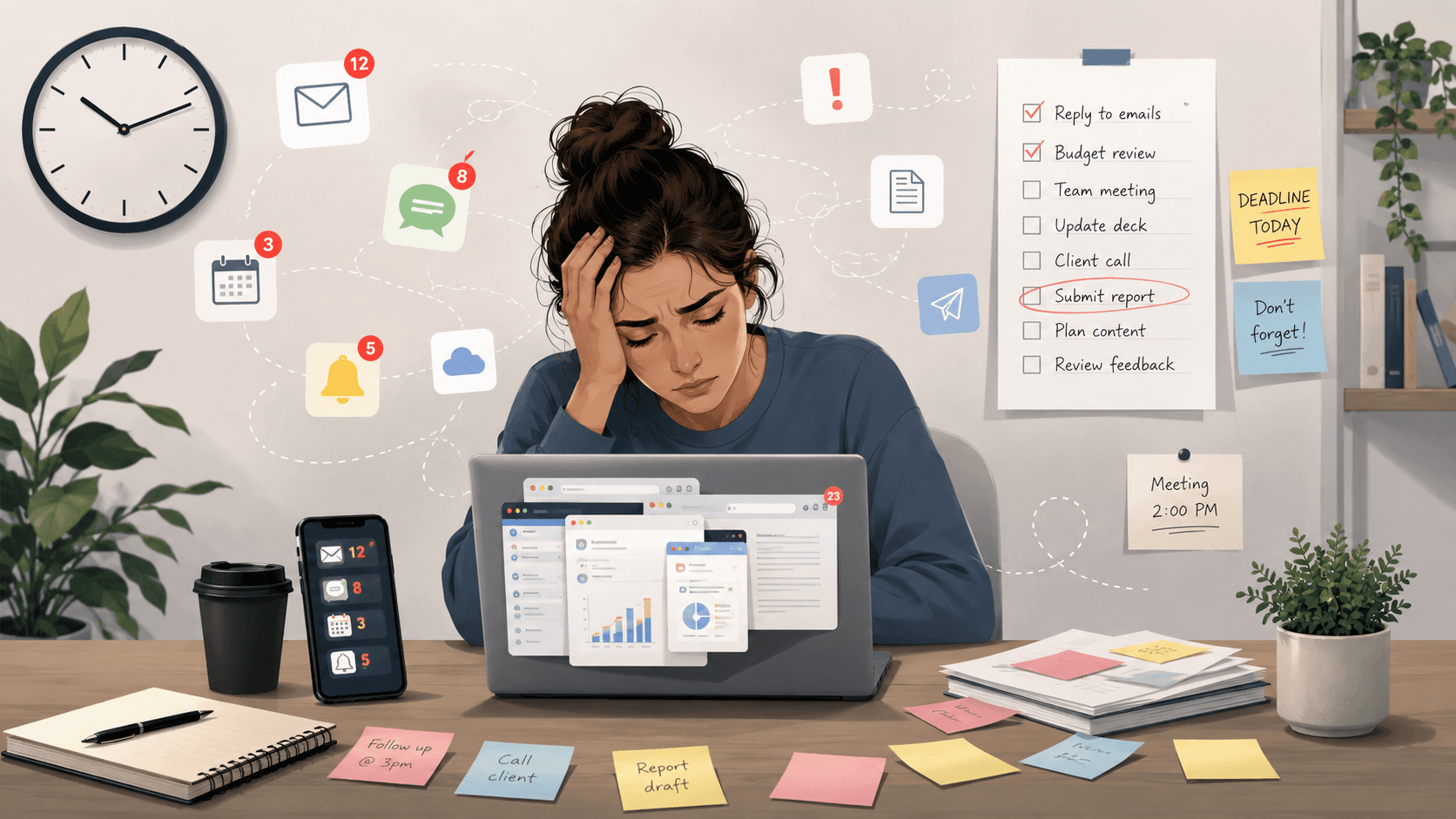 Why You Feel Busy All Day But Get Nothing Done